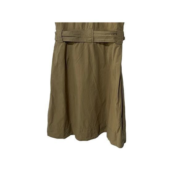 RAILS WOMENS SIZE MEDIUM NATALIE TIE WAIST MINI DRESS OLIVE KHAKI TAN NEW - Picture 10 of 14